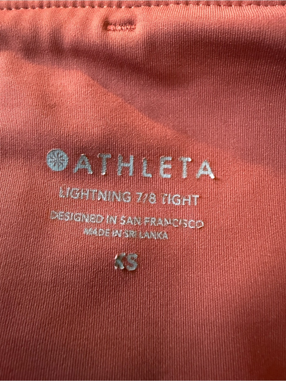 Athleta High-Rise Leggings in Deep Rust - Picture 4 of 8